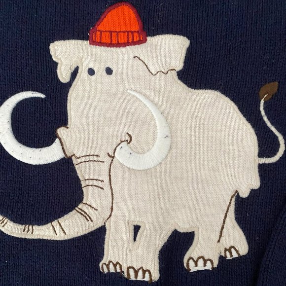 Gymboree Navy Elephant Sweater - 3T - Picture 2 of 3